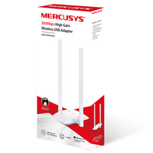 ADAPTADOR MERCUSYS DE ALTA GANANCIA USB 300MBPS MW300UH