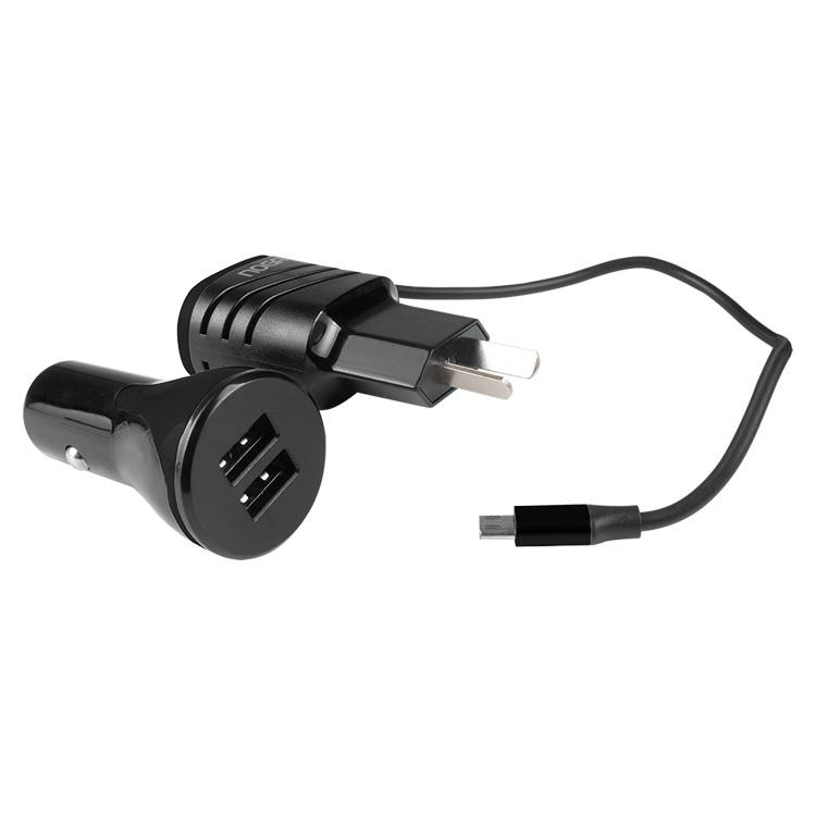 CARGADOR NOGA USB DE CARGA RÁPIDA + CARGADOR PARA AUTO USB NGH-2 - Imagen 2