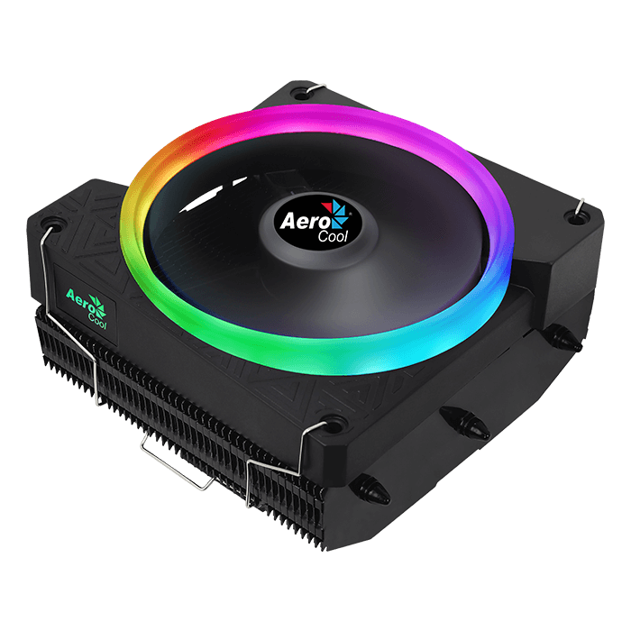 COOLER DE AIRE AEROCOOL PARA CPU ARGB CYLON 3 BLACK COOLER DE AIRE AEROCOOL PARA CPU ARGB CYLON 3 BLACK