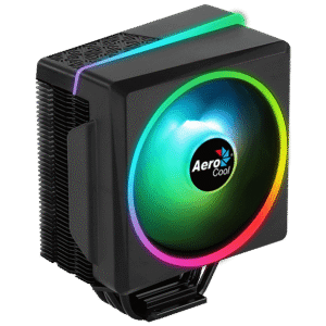 COOLER DE AIRE AEROCOOL PARA CPU ARGB CYLON 4F BLACK