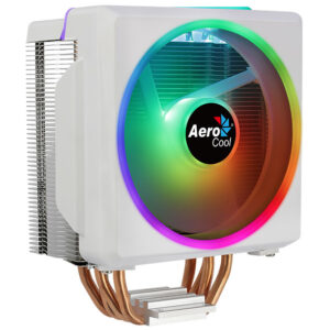 COOLER DE AIRE AEROCOOL PARA CPU ARGB CYLON 4F WHITE