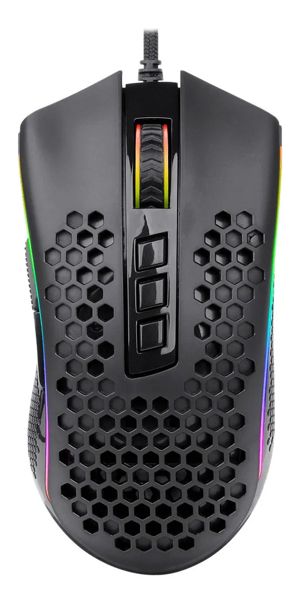 MOUSE GAMER DE JUEGO REDRAGON STORM ELITE M988 BLACK BLACK