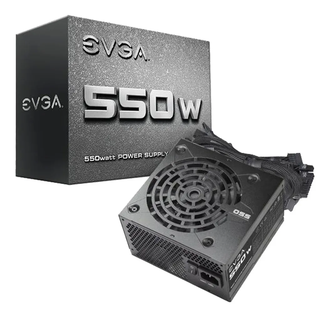 FUENTE PC EVGA 550W N1 43A 2X 6+2 6X SATA 120MM 100-N1-0550 FUENTE PC EVGA 550W N1 43A 2X 6+2 6X SATA 120MM 100-N1-0550