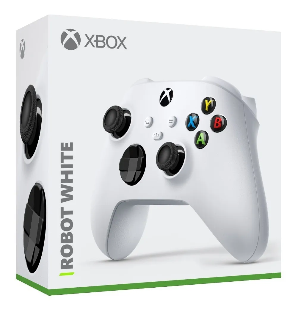 JOYSTICK MICROSOFT XBOX NUEVA GENERACIÓN ROBOT WHITE COLOR BLANCO JOYSTICK MICROSOFT XBOX NUEVA GENERACIÓN ROBOT WHITE COLOR BLANCO