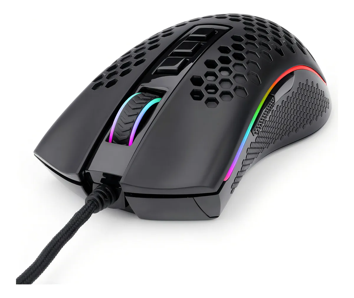 MOUSE GAMER DE JUEGO REDRAGON STORM ELITE M988 BLACK BLACK - Imagen 2