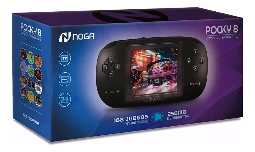 CONSOLA NOGA POCKY 8 256MB STANDARD