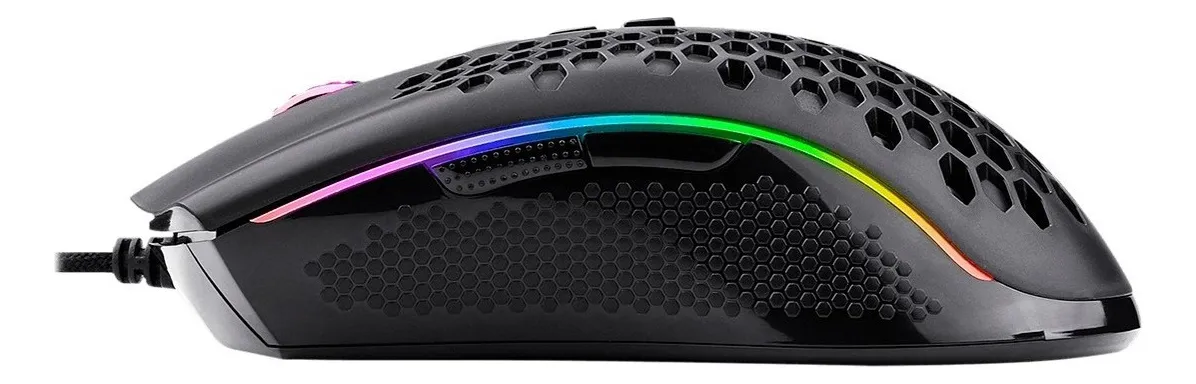 MOUSE GAMER DE JUEGO REDRAGON STORM ELITE M988 BLACK BLACK - Imagen 6