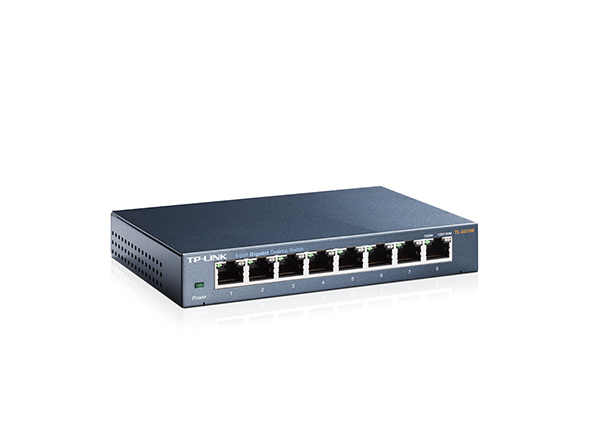 SWITCH TP LINK DE ESCRITORIO DE 8 PUERTOS DE 10/100/1000MBPS TL-SG108 - Imagen 3
