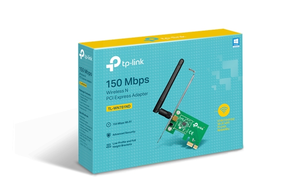 ADAPTADOR INALÁMBRICO TP LINK PCI EXPRESS A 150 MBPS TL-WN781ND