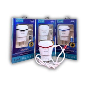 CARGADOR INTELIGENTE INOVA PRIME 5.1 A CAR-5100AP 2 USB MICRO V8