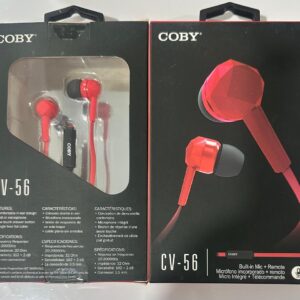 AURICULARES COBY CV-56 RED