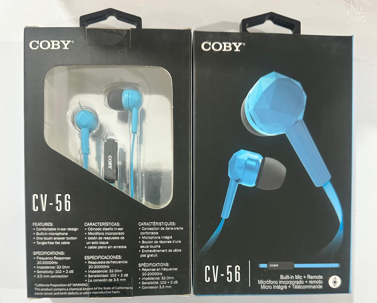 AURICULARES COBY CV-56 BLUE