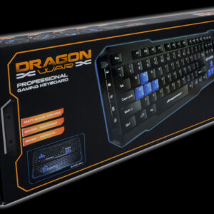 TECLADO PARA JUEGOS RESISTENTE AL AGUA GK-001 DESERT EAGLE DRAGON WAR