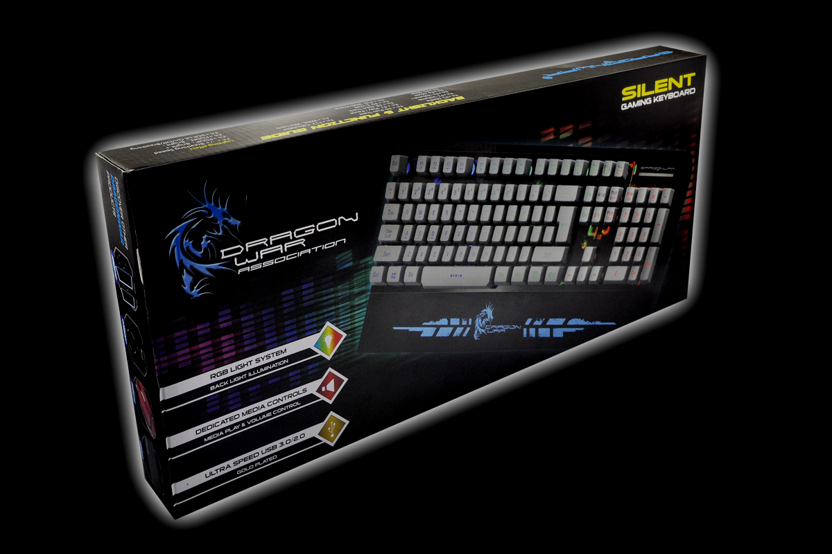 TECLADO SILENCIOSO PARA JUEGOS GK-012 DRAGON WAR