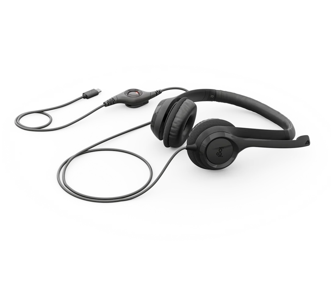 AURICULAR LOGITECH C/MICRÓFONO H390 USB BLACK - Imagen 5