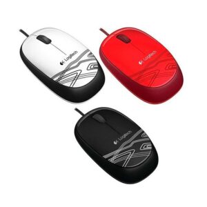 MOUSE ÓPTICO CABLEADO LOGITECH M105 AMV COLOR ROJO