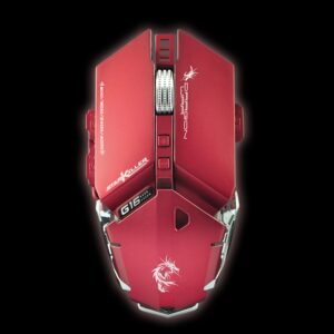 MOUSE GAMER DRAGON WAR STAR KILLER GAMING MOUSE G16 RED