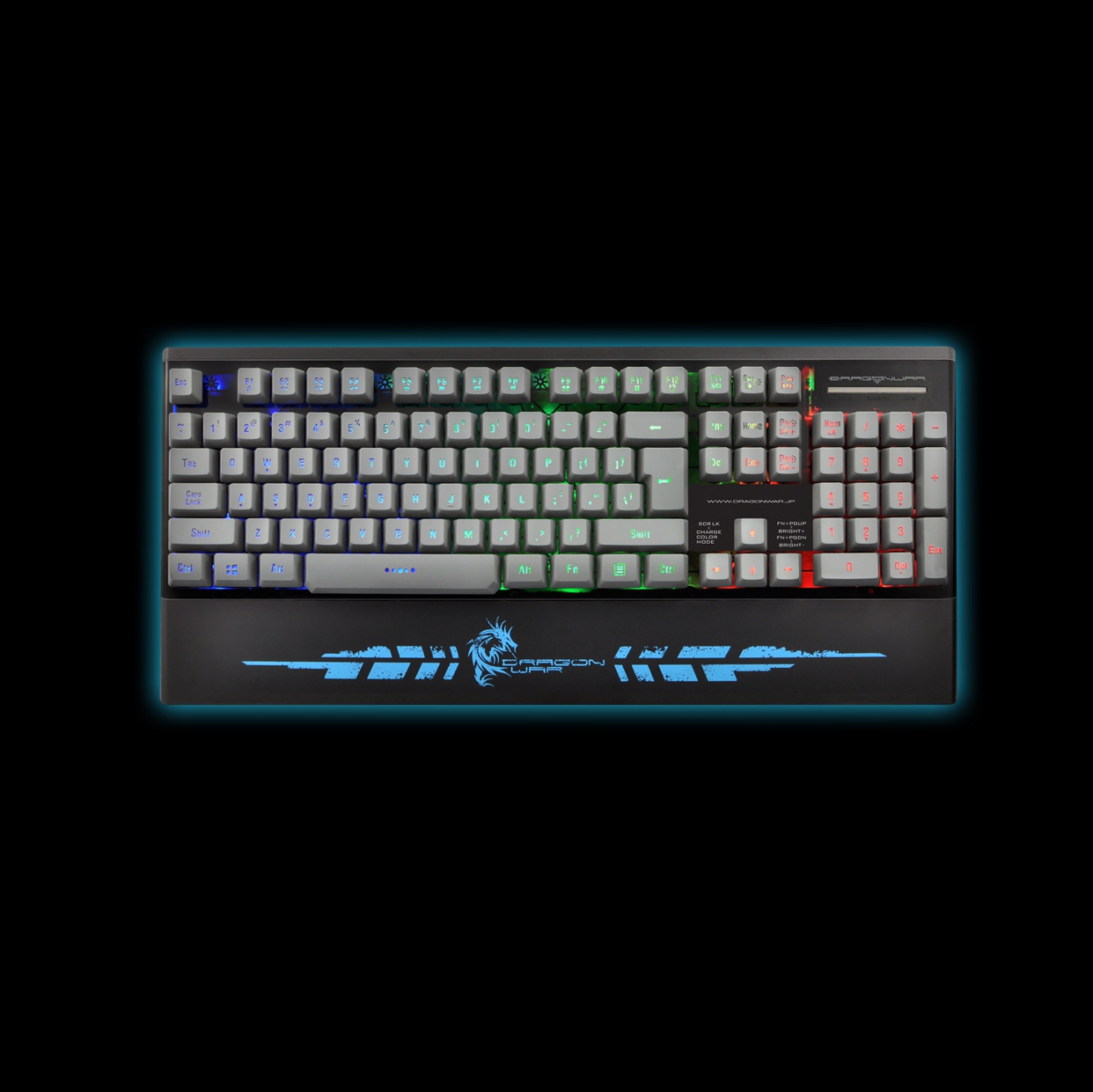 TECLADO SILENCIOSO PARA JUEGOS GK-012 DRAGON WAR - Imagen 2