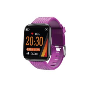 SMARTWATCH NETMAK NM-BAND VIOLETA NOTIFICACIONES CONTROL SALUD, ANDROID IPHONE