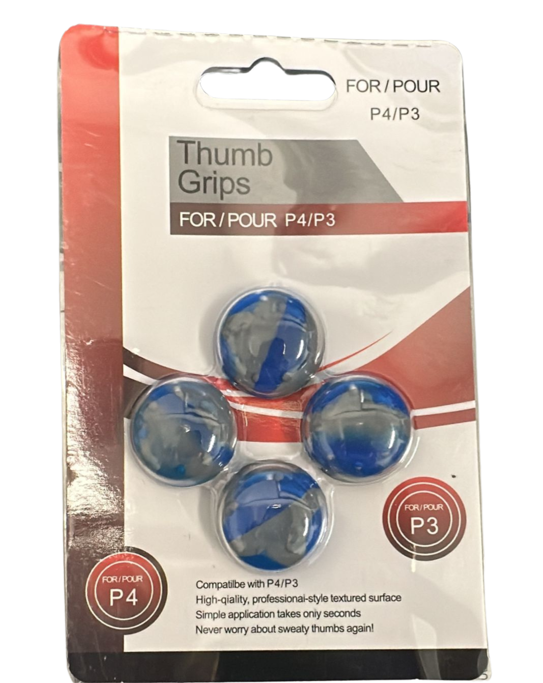 THUMB GRIP CUBRE JOYSTICK PARA PS3/ PS4 SILICONA BLISTER X 4 AZUL/GRIS THUMB GRIP CUBRE JOYSTICK PARA PS3/ PS4 SILICONA BLISTER X 4 AZUL/GRIS