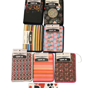 FUNDA PORTA NOTEBOOK  CDTEK NEOPRENE LISA/ESTAMPADA 7″