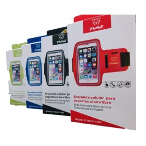 BRAZALETE CELULAR TIME PARA DEPORTES AL AIRE LIBRE BLANCO