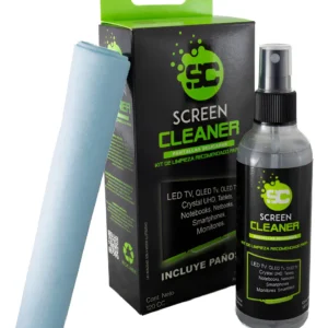 LCD SCREEN – KIT LIMPIADOR PULVERIZADOR 120CC C/PAÑOS DE LIMPIEZA