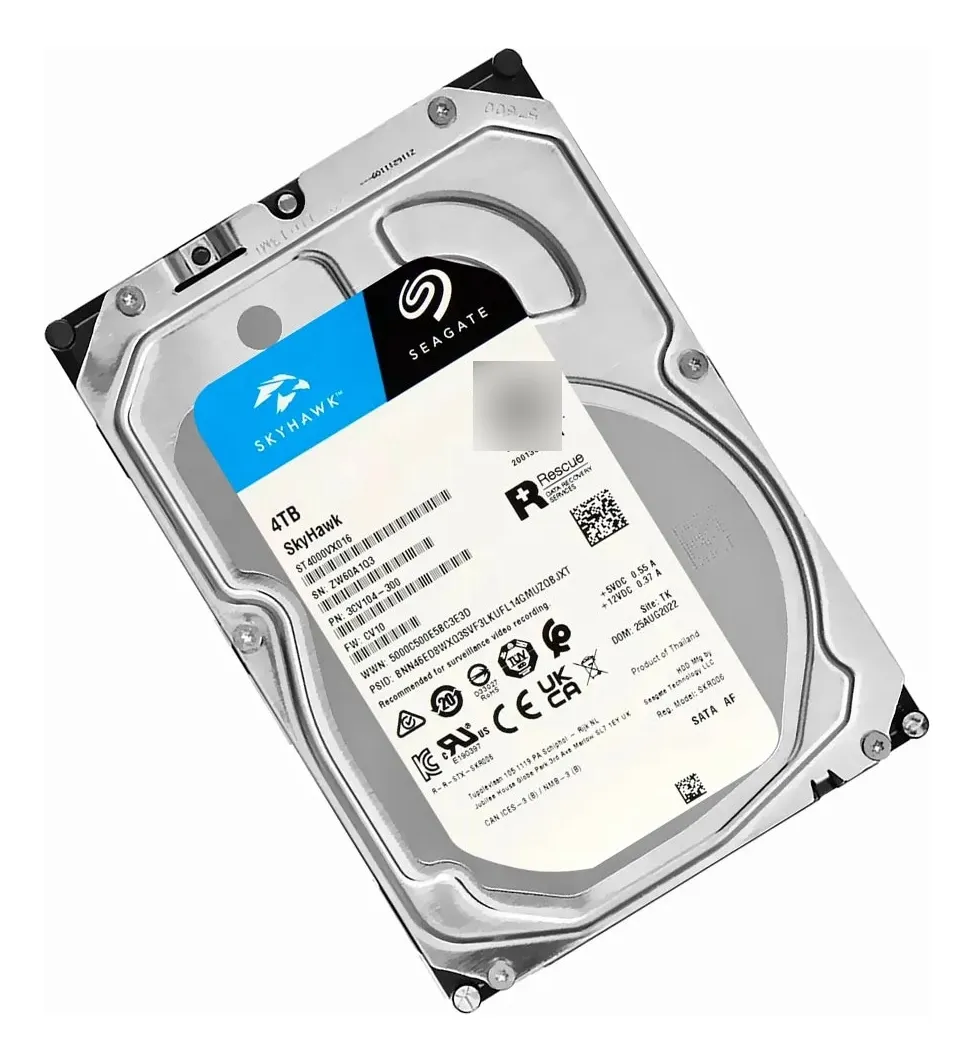 DISCO RÍGIDO SEAGATE SKYHAWK 4 TB HD PARA SEGURIDAD SATA ST4000VX016 DISCO RÍGIDO SEAGATE SKYHAWK 4 TB HD PARA SEGURIDAD SATA ST4000VX016