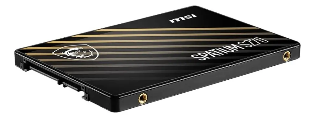 DISCO SÓLIDO SSD MSI SPATIUM S270 240GB 2.5 SATA III 3D NAND PC NOTEBOOK NEGRO - Imagen 2
