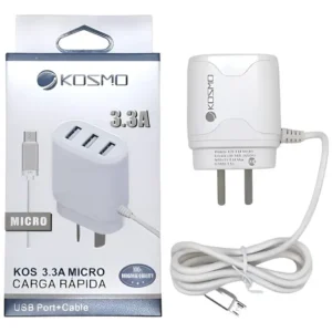CARGADOR KOSMO 3.3A + 3 USB TIPO C