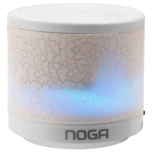 PARLANTE NOGA NGS-310 LUCES LED BLUETOOTH / LINE IN BLANCO
