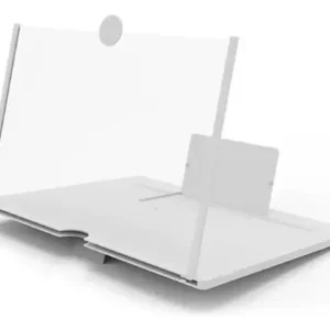 AMPLIFICADOR PANTALLA DE CELULAR PLEGABLE 10P LUPA 3D BLANCO