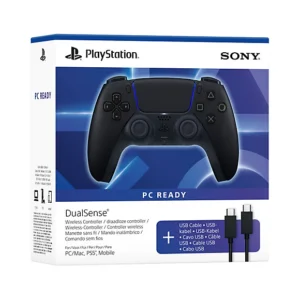 CONTROL INALÁMBRICO SONY DUALSENSE™ MIDNIGHT BLACK PS5 DUALSENSE CFI-ZCT2W CON CABLE