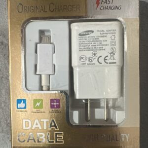 CARGADOR TIPO SAMSUNG  + CABLE MICRO USB