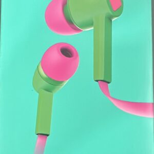 AURICULARES COBY CV52 VERDE-FUCSIA
