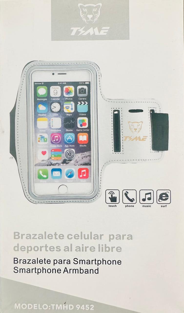 BRAZALETE CELULAR TIME PARA DEPORTES AL AIRE LIBRE BLANCO - Imagen 2