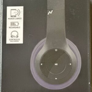 AURICULARES INALÁMBRICOS NOGA ARIS NG-422BT BLUETOOTH NEGRO Y AZUL