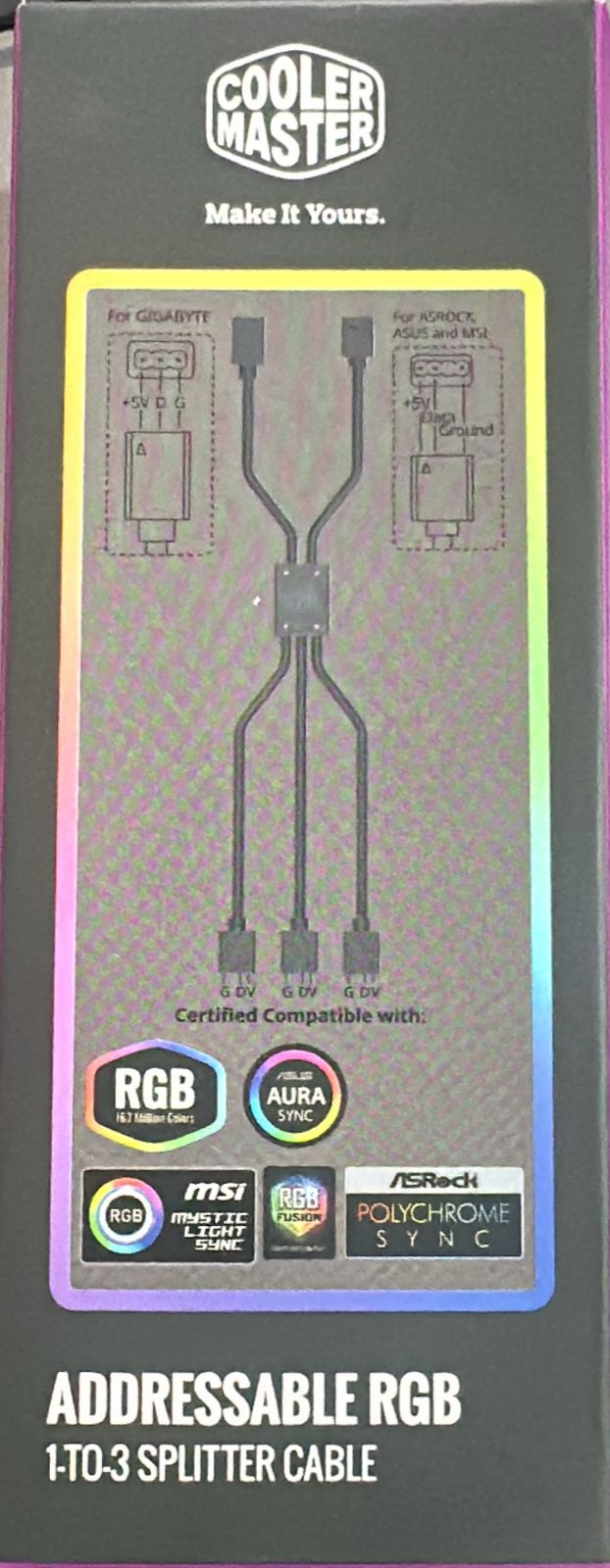 ADDRESSABLE RGB 1-TO-3 SPLITTER CABLE ADDRESSABLE RGB 1-TO-3 SPLITTER CABLE