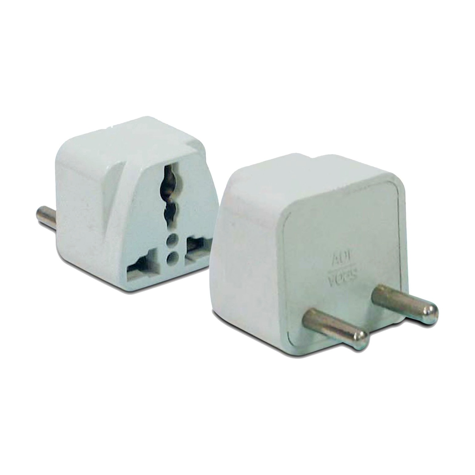 FICHA ENCHUFE ADAPTADOR 2 PATAS REDONDAS - Imagen 2
