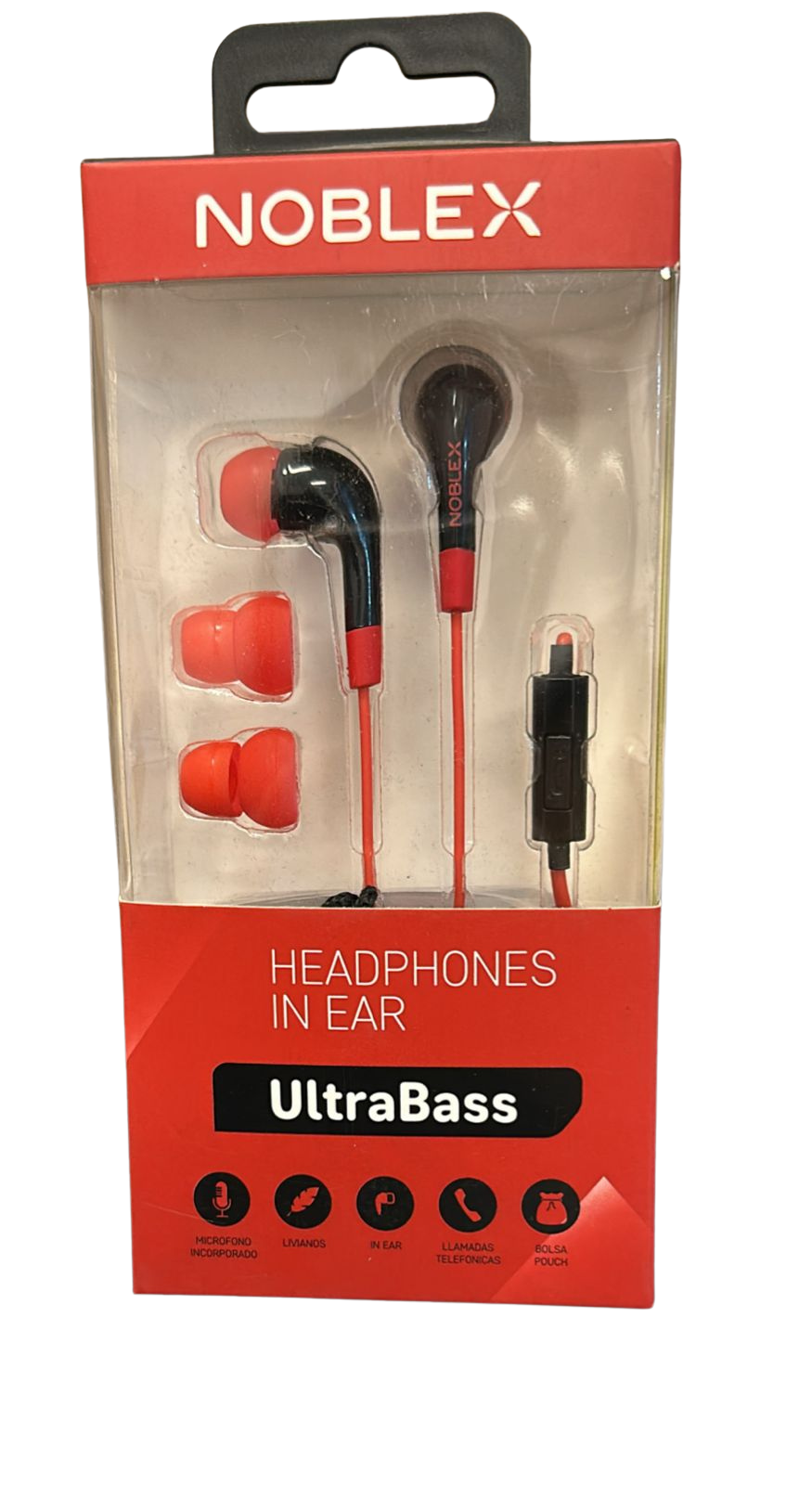 AURICULARES IN EAR NOBLEX HPI09 ROJOS AURICULARES IN EAR NOBLEX HPI09 ROJOS