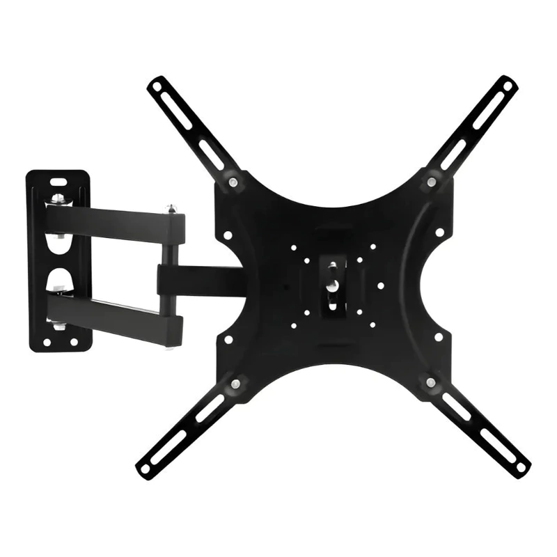 SOPORTE MOVIL HARRY STAR DOBLE BRAZO 14 A 55 HASTA 50KG NEGRO