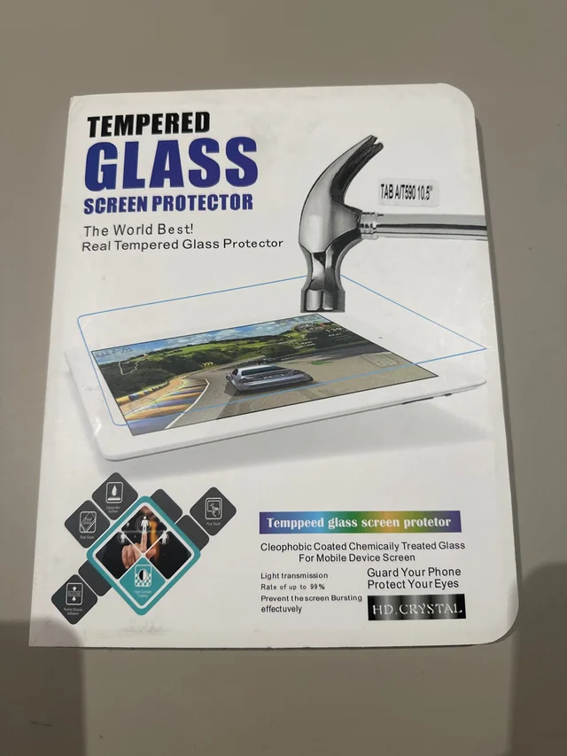 VIDRIO TEMPLADO SAMSUNG GALAXY TAB A (T580, T585) - Imagen 2