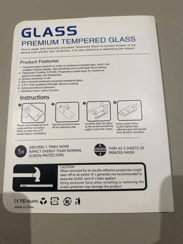 VIDRIO TEMPLADO SAMSUNG GALAXY TAB A (T580, T585) - Imagen 3