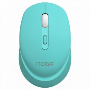 MOUSE NOGA NGM-143 TURQUESA INALAMBRICO USB 2,4 GHZ PC 1600DPI SELECTOR DPI