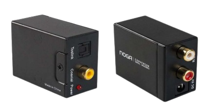 CONVERSOR NOGA DE AUDIO DIGITAL-ANALÓGICO CONDIG-AN RCA / DVD / BLU-RAY