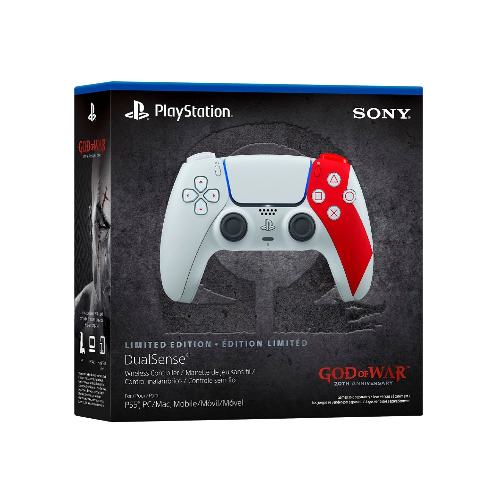 JOYSTICK PS5 SONY PLAYSTATION 5 DUALSENSE EDICIÓN 20 ANIVERSARIO GOD OF WAR