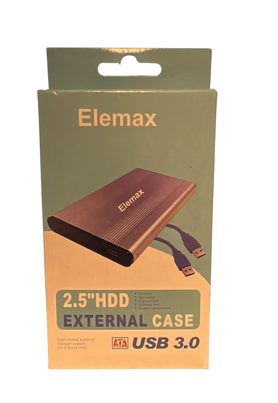 CARRY CASE HDD ELEMAX SATA 2.5” A USB 3.0 CARRY CASE HDD ELEMAX SATA 2.5” A USB 3.0