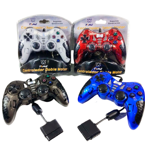 JOYSTICK TIME DE PS2 TMJOY 8018 TIME CON CABLE AZUL JOYSTICK TIME DE PS2 TMJOY 8018 TIME CON CABLE AZUL