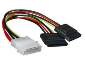 CABLE NOGANET SATA POWER ADAPTADOR PARA FUENTES DE PC x 2 DUAL
