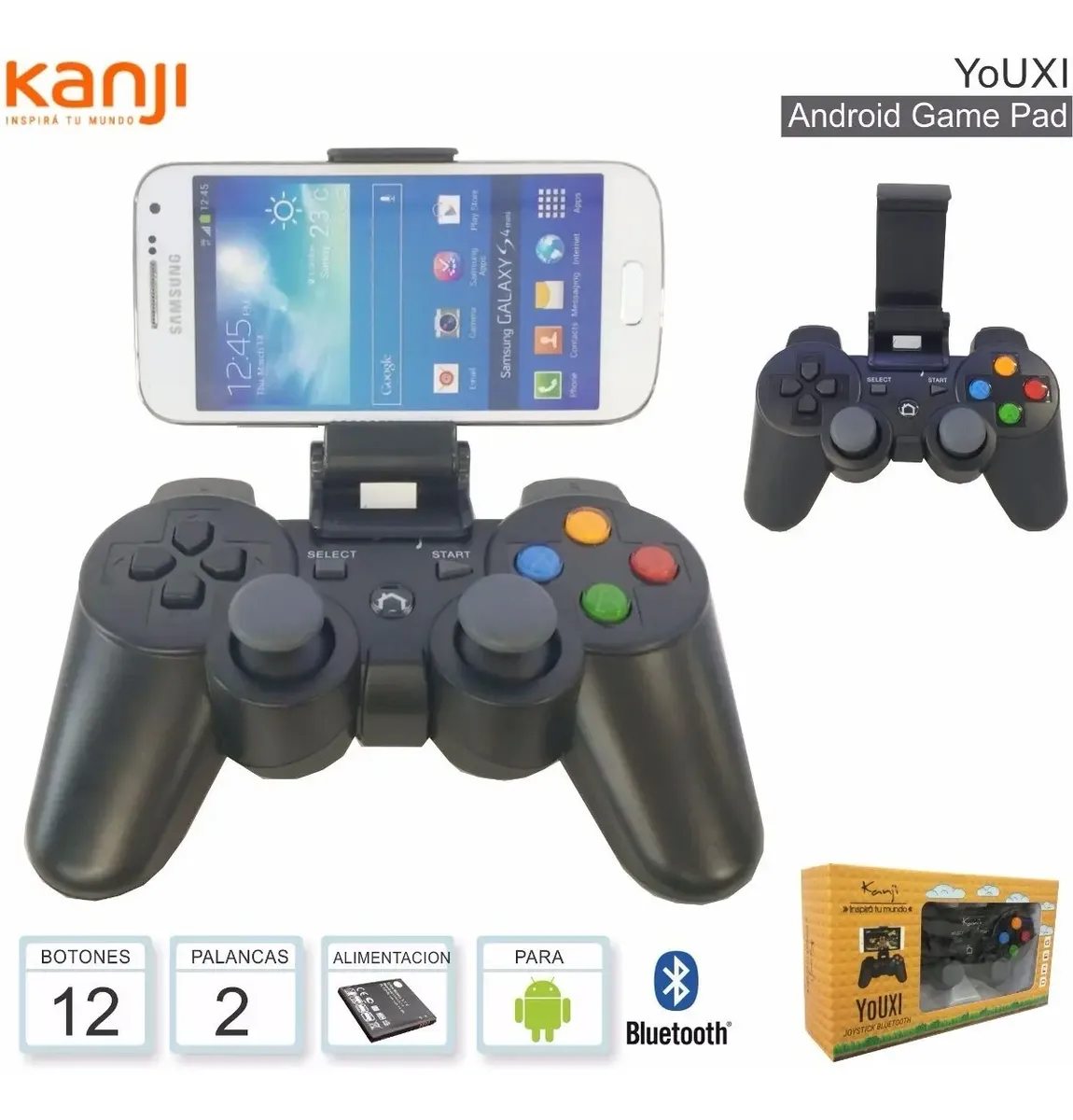 JOYSTICK KANJI YOUXI P/ CELULAR TABLET PS3 BLUETOOTH - Imagen 2